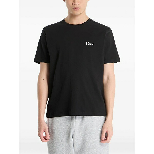 ダイム メンズ ティーシャツ トップス Logo-print t-shirt Black