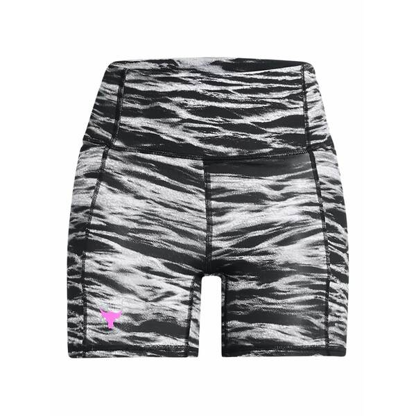 アンダーアーマー レディース 心地よいズボン下 ボトムス Project rock shorts Black