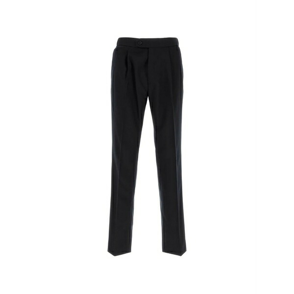 ブリオーニ メンズ 心地よいズボン下 ボトムス Pleated trousers Blue