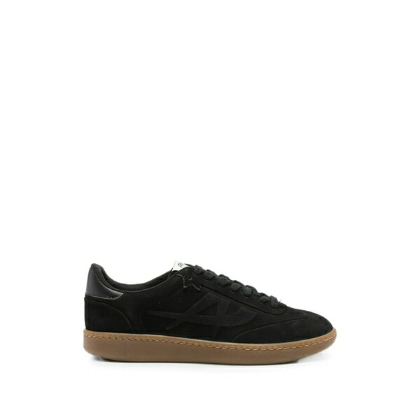 死灰 レディース スニーカー シューズ Siena logo-patch sneakers Black