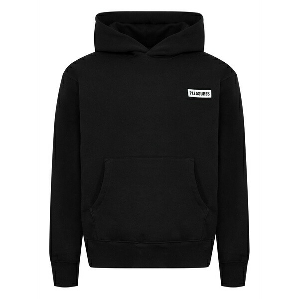プレジャーズ メンズ パーカー・スウェットシャツ アウター Workman graphic-print hoodie Black