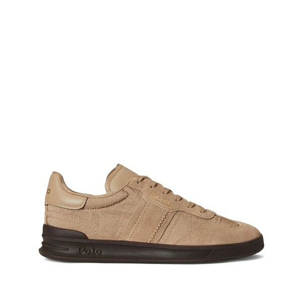 ラルフローレン レディース スニーカー シューズ Heritage aera suede trainers Brown