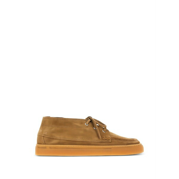 コペンハーゲン 制作室 メンズ ブーツ シューズ Suede lace-up desert boots Brown