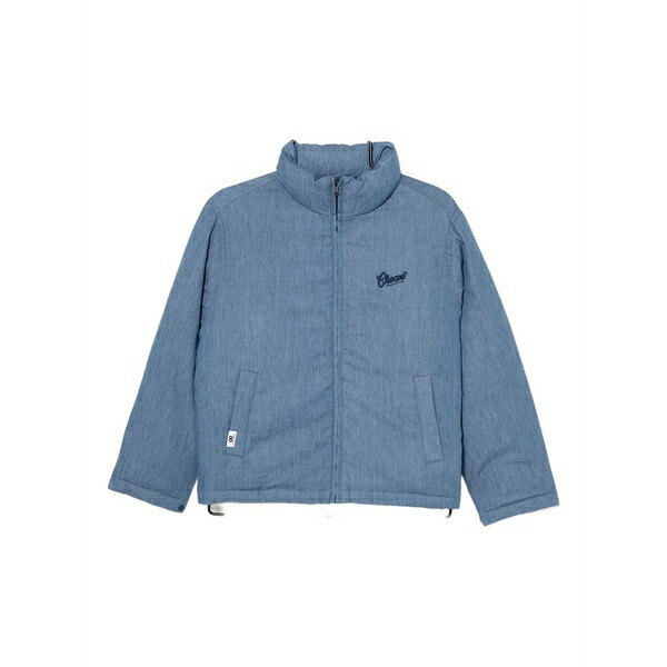 黒茶 レディース 上衣＆上衣 アウター Logo-embroidered jacket Blue