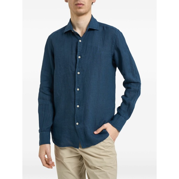 エムシーツーセイントバース メンズ ティーシャツ トップス Pamplona long-sleeve shirt Blue