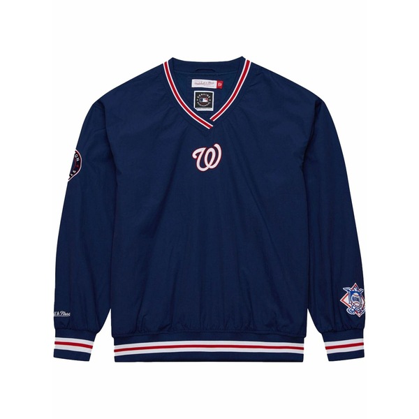 ミッチェル\u0026ネス メンズ パーカー・スウェットシャツ アウター Washington nationals sweatshirt Blue