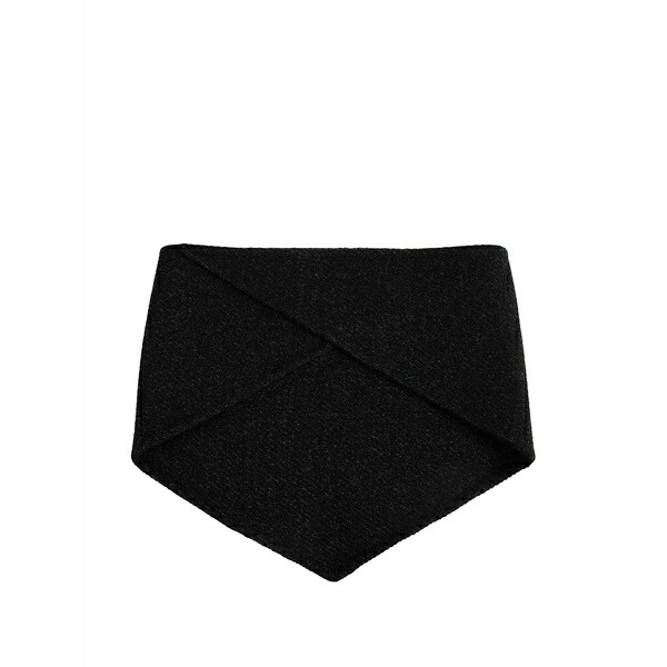 ジル・サンダー メンズ 消音装置・袈裟・えり巻き 添え物 Textured scarf Black