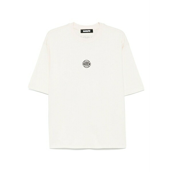 バロウ メンズ ティーシャツ トップス Crystal-embellishment t-shirt Neutrals