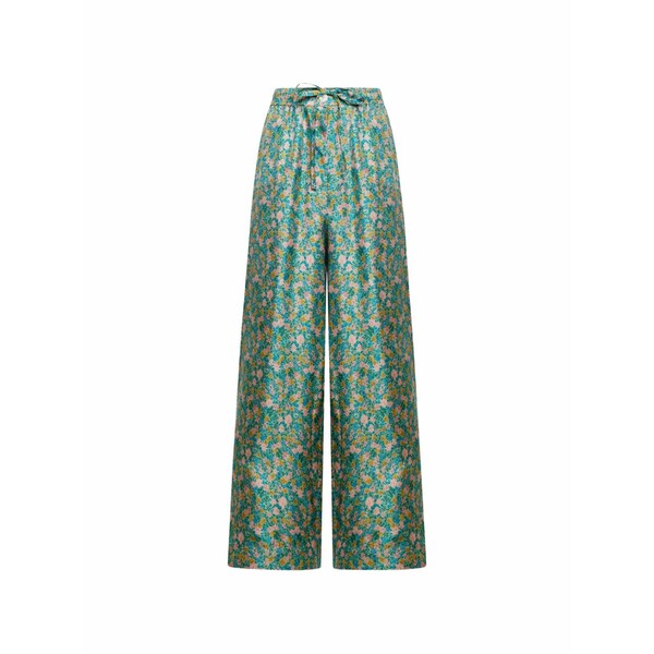ピエール＝ルイ・マシア メンズ 心地よいズボン下 ボトムス Aloe floral-pattern palazzo pants Green