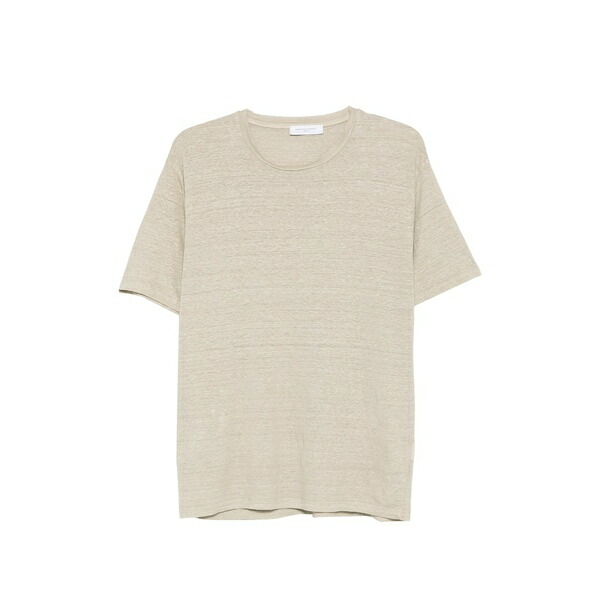 ダニエル フィエゾリ メンズ ティーシャツ トップス Round-neck short-sleeve t-shirt Neutrals