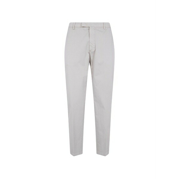マイケル 電話を掛ける メンズ 心地好いズボン下 ボトムス Straight-leg cotton trousers Neutrals