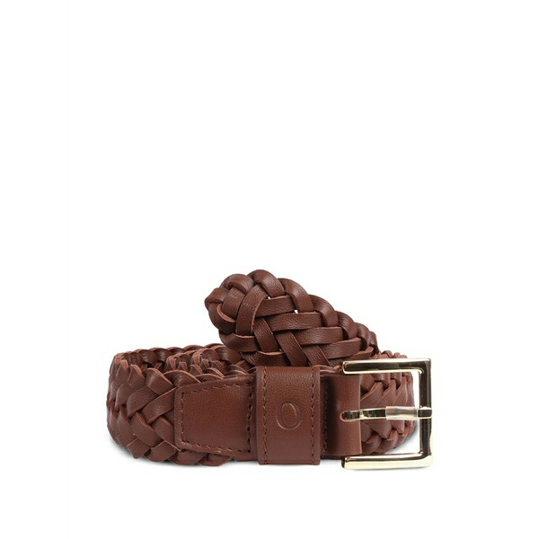 オルチアーニ レディース ベルト アクセサリー Braided belt Brown｜asty 49,800円