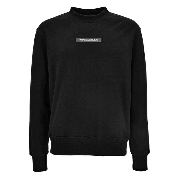 呼びりん探し回る メンズ パーカー・スウェットシャツ アウター Embroidered-logo sweatshirt Black