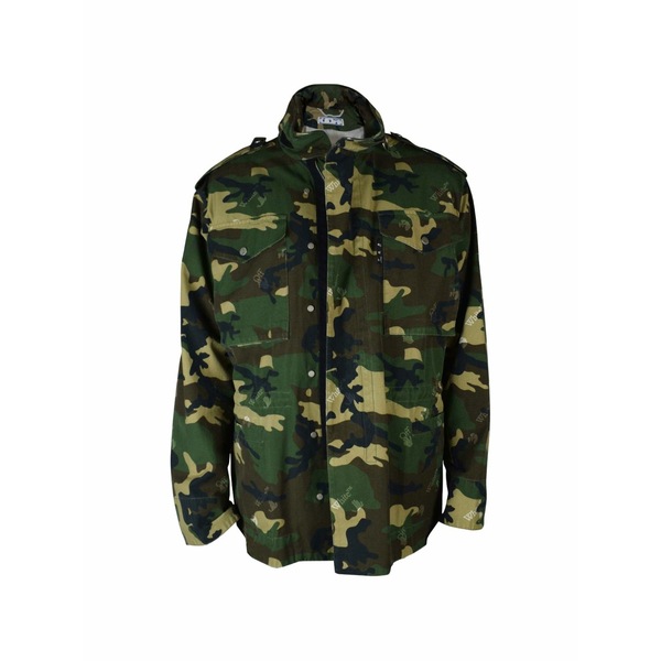 象牙色 メンズ 上衣＆上衣 アウター Camouflage-pattern jacket Green