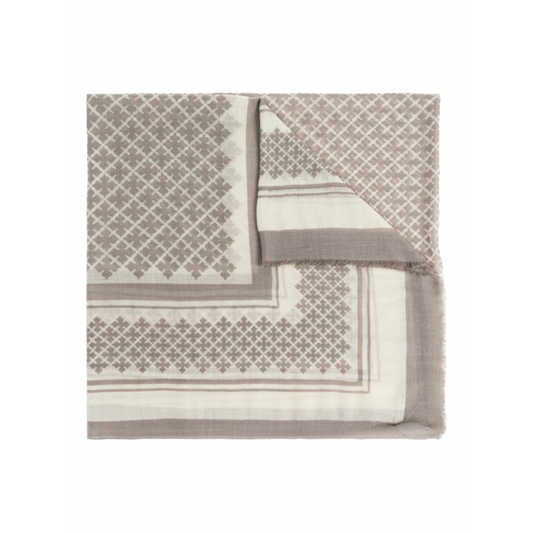 バイマレンバーガー レディース 消音装置・袈裟・えり巻き 佩び物 Geometric-pattern scarf  Neutrals