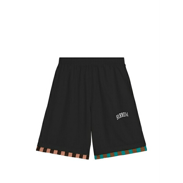 バロウ メンズ 心地好いズボン下 ボトムス Logo shorts Black