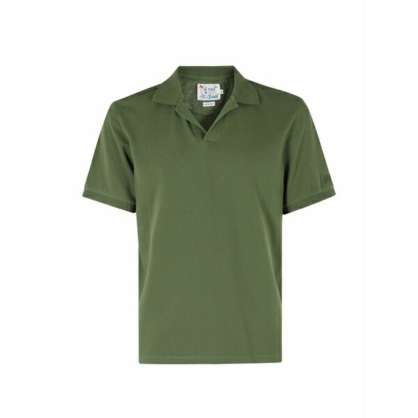 エムシーツーセイントバース メンズ スポーツシャツ トップス Charles piqu￡ polo shirt Green