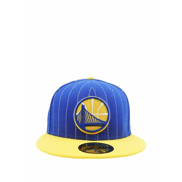 ニュー内鰓 メンズ 鳥打ち帽 付属物 59fifty golden state warriors baseball cap Blue