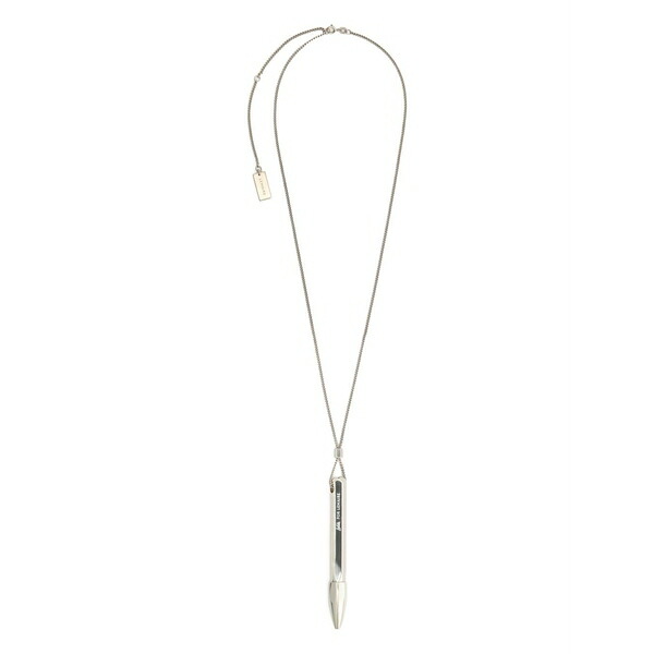 ルメール メンズ 首飾り・チョー鉄道車両 付属物 X carl aub￡¶ck pen-pendant necklace Silver
