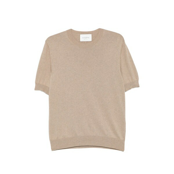 バランタイン メンズ プルオーバー トップス Short-sleeve t-shirt Neutrals