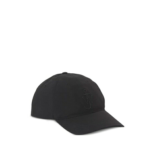 J.W.アンダーソン メンズ 鳥打ち帽 付属物 Logo-patch baseball cap Black