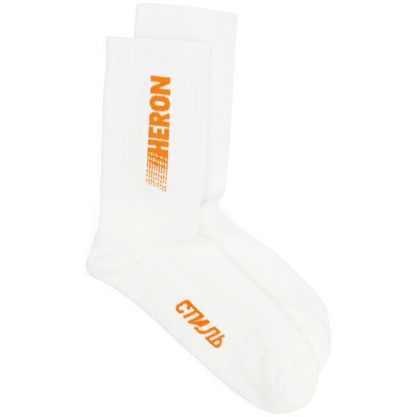戸呂 プレストン メンズ ソックス アンダー御召しもの Logo socks White