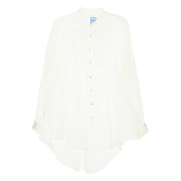 マッグロー レディース ティーシャツ トップス Tuxedo shirt Neutrals
