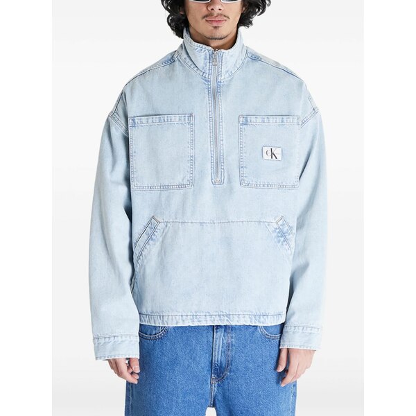 カルバンクライン メンズ 上衣＆上衣 アウター Pop over denim jacket Blue