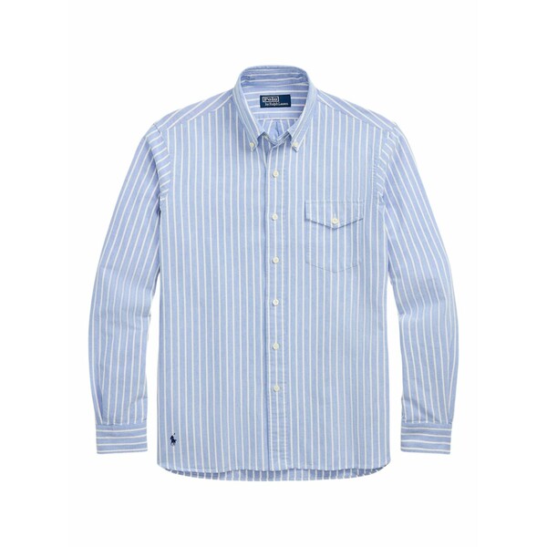 ラルフローレン メンズ プルオーバー トップス Striped long-sleeve shirt Blue