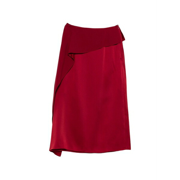 アーデム レディース スコート ボトムス Draped MIDI skirt Red