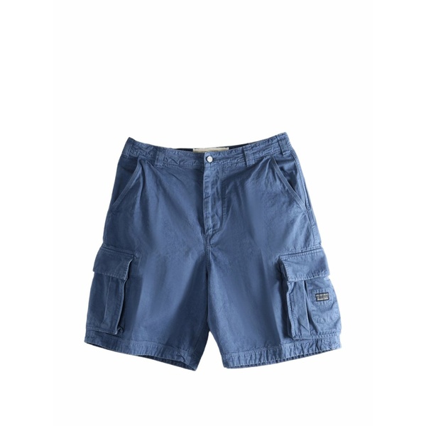 エアル メンズ 心地よいズボン下 ボトムス Belt-loop pocket shorts Blue