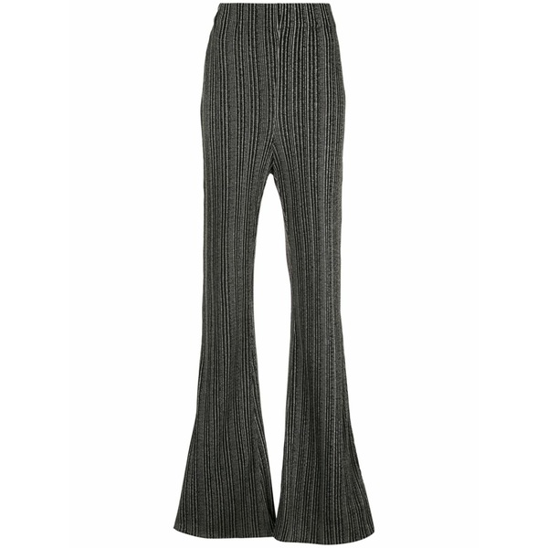 エラリー レディース 心地よいズボン下 ボトムス Footnote flared trousers Black