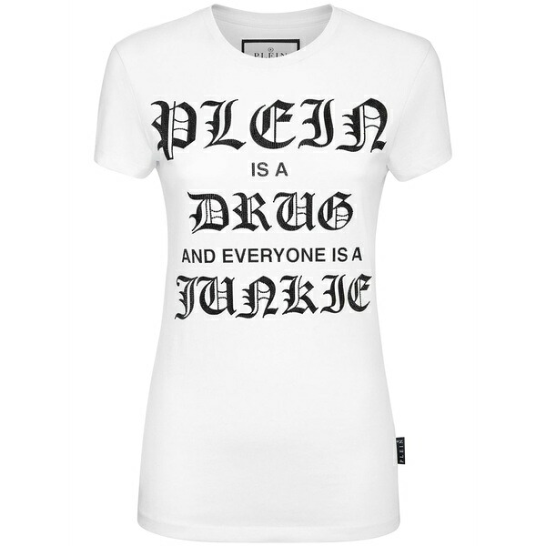 フィリップ飾り気の無い レディース プルオーバー トップス Sexy pure cotton t-shirt White