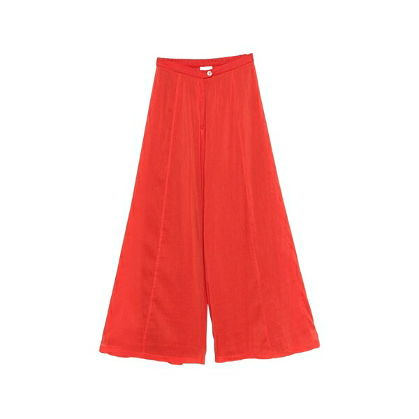 フォルテ フォルテ レディース カジュアルパンツ ボトムス Button trousers Red｜asty