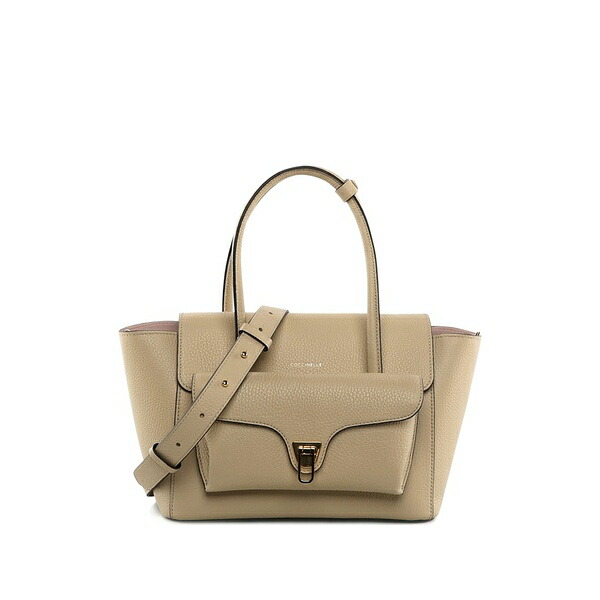 コチネレ レディース トートバッグ 御徒面子 Medium leather tote bag Neutrals