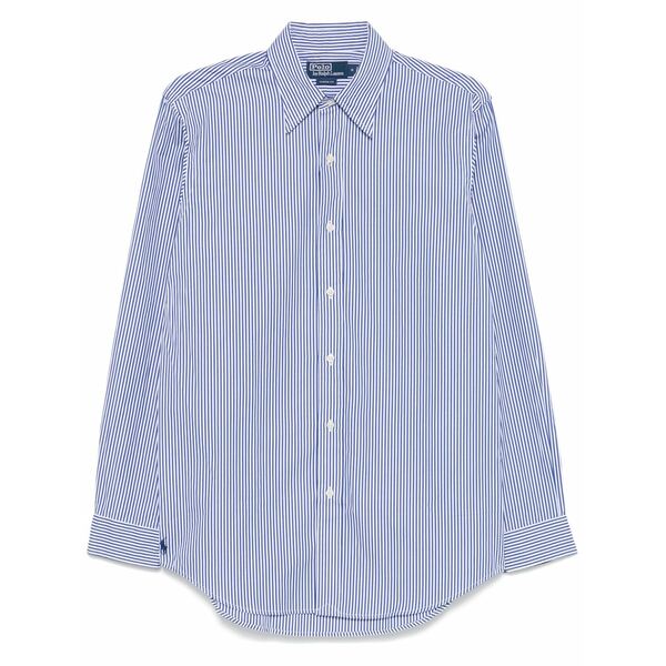 ラルフローレン メンズ シャツ トップス Striped shirt Blue｜asty 36,920円
