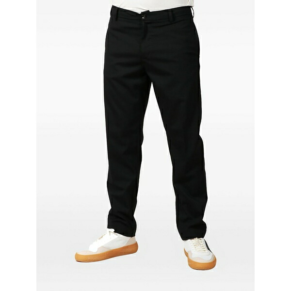 オフィシナ３６ メンズ 心地よいズボン下 ボトムス Button trousers Black
