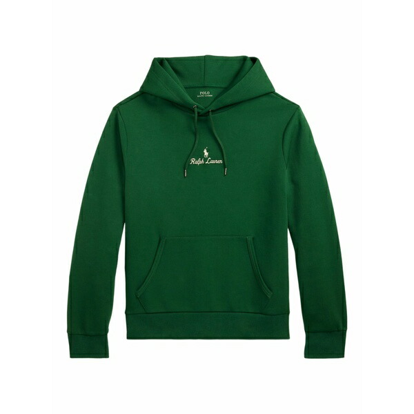 ラルフローレン メンズ パーカー・スウェットシャツ アウター Logo-embroidered hoodie Green