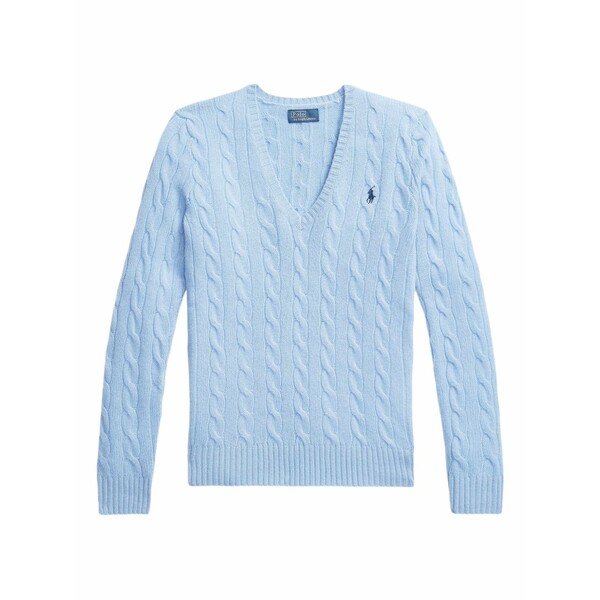 ラルフローレン レディース 編み物\u0026プルオーバー アウター Cable-knit sweater Blue