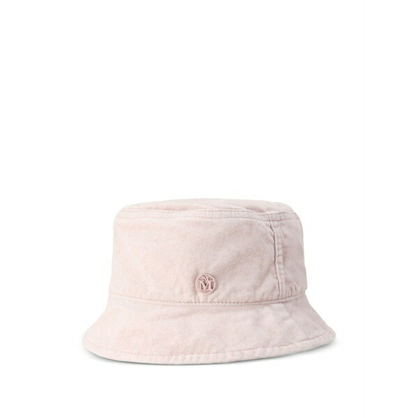 メゾンミッシェル  レディース 鳥打ち帽 付属物 Logo-plaque hat Pink