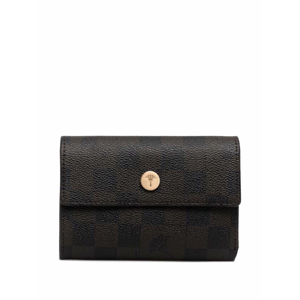 ジョープ レディース 紙入れ 付属品 Cosma check-pattern wallet Brown