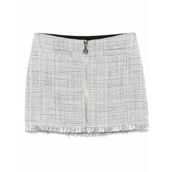 パトリツィア ペペ レディース スコート ボトムス Tweed mini skirt Grey