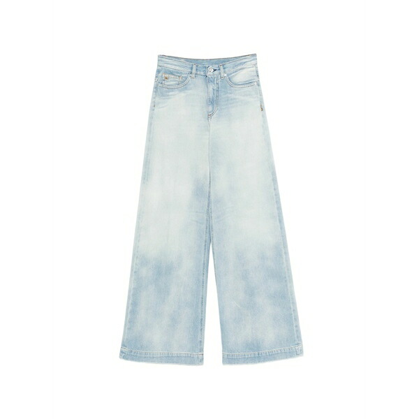 ナイン イン ザ モーニング レディース デニムパンツ ボトムス Wide leg jeans Blue|asty