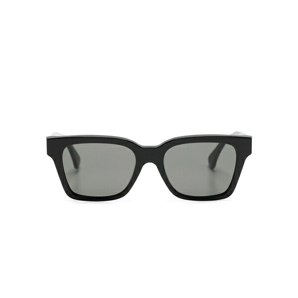 レトロスーパーフューチャー メンズ サングラス・アイウェア アクセサリー Square-frame tinted sunglasses Black｜asty