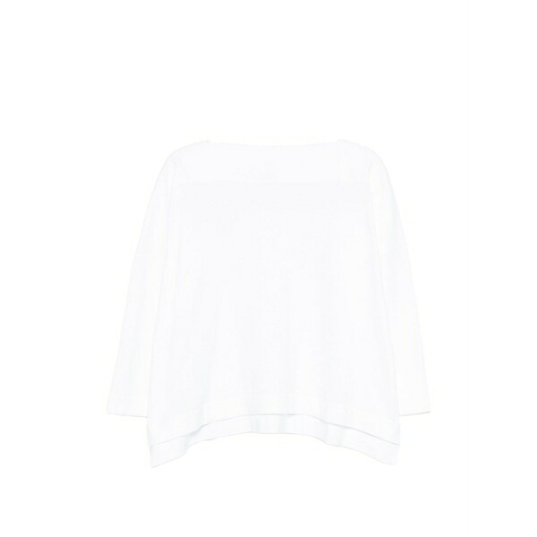 壁蝨目内鰓 グレジス レディース 編み物\u0026スウェーター アウター Cotton sweater White