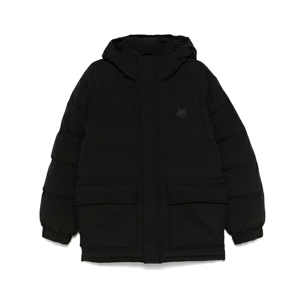 棲み家 狐狸 メンズ 上衣＆上衣 アウター Hooded puffer jacket Black
