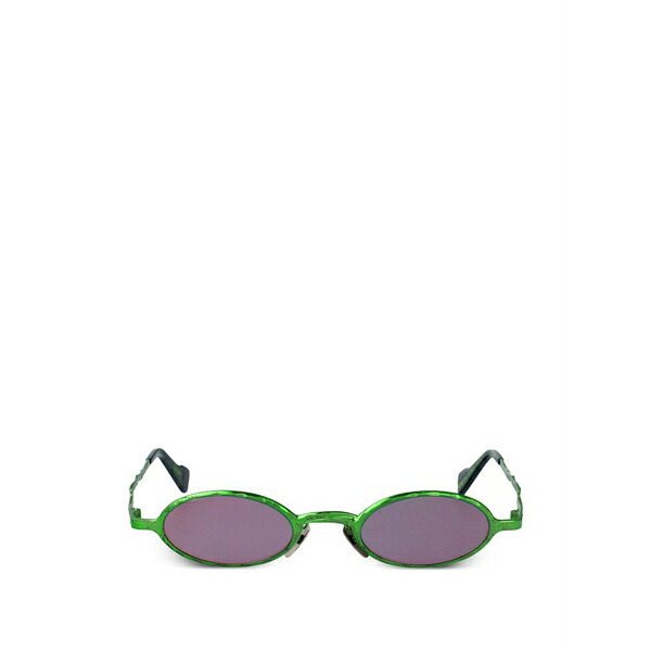 クボラウム メンズ サングラス・アイウェア 付属物 Maske z24 oval-frame sunglasses Green