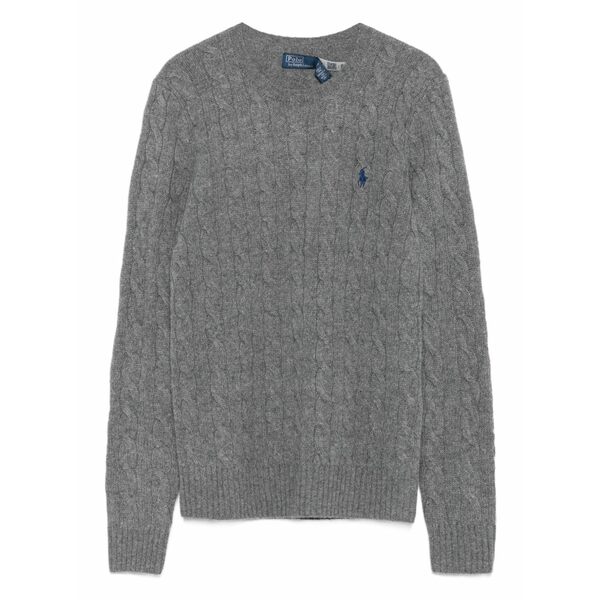 ラルフローレン レディース 編み物\u0026プルオーバー アウター Cable-knit sweater Grey