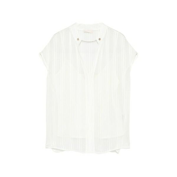 リュージョー レディース シャツ トップス Striped top Neutrals|asty