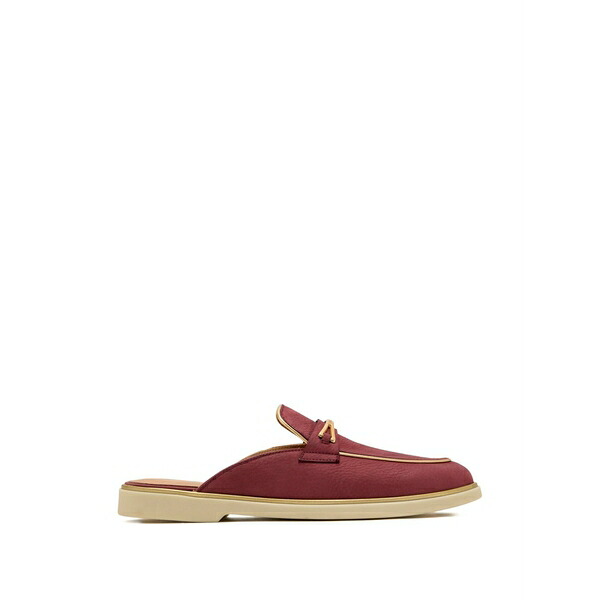 マグナーニ レディース サンダル シューズ Hardware-detail flat mules  Red